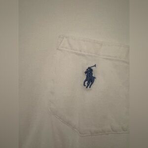 Men’s Polo by Ralph Lauren White Classic Fit Tee-cotton
